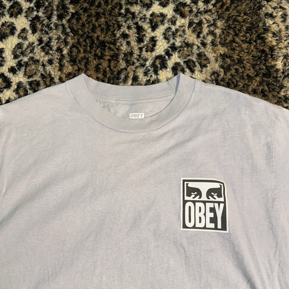 Obey Box Logo Graphic Tee